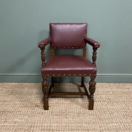 Quality Oak Antique Office Chair