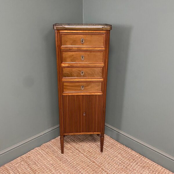 Striking Marble Top Antique Chest of Drawers