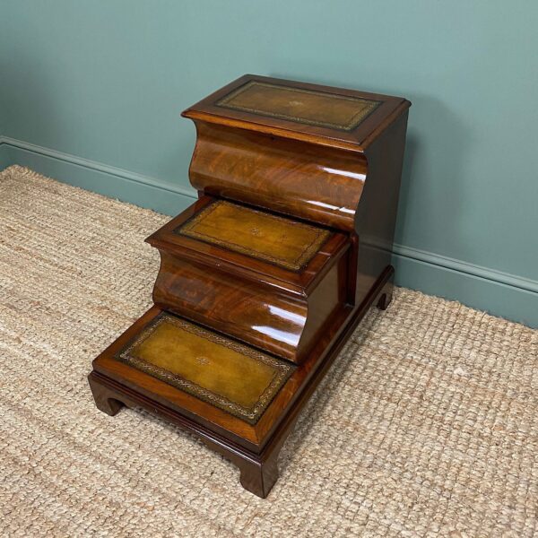 Antique Library Steps / Bed Steps