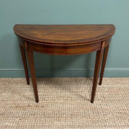 High Quality Edwardian Inlaid Antique Card Table