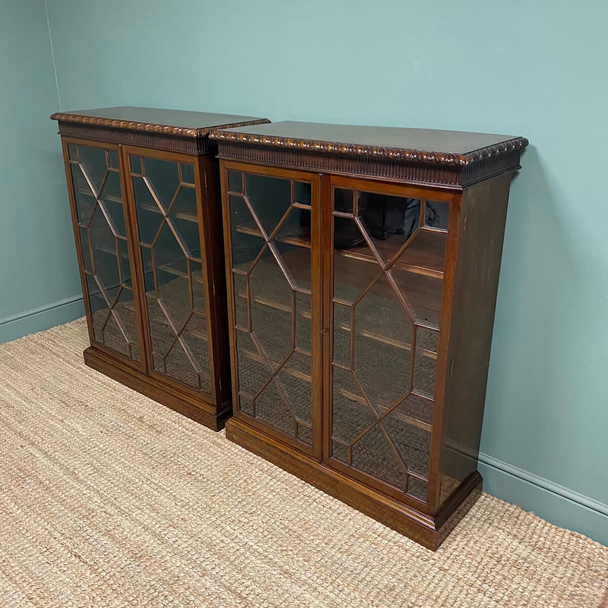 Stunning Pair of Antique Bookcases Antiques World