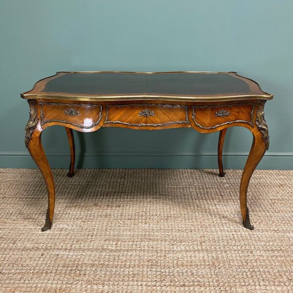 Spectacular Kingwood Antique Writing Table