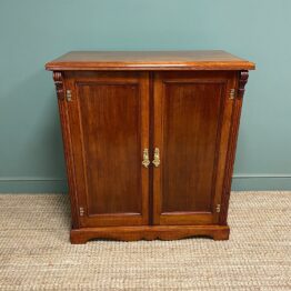 Quality Victorian Walnut Antique Cupboard