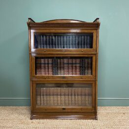 Stunning Oak Barristers Stacking Antique Bookcase