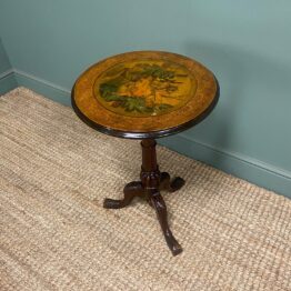 Elegant Victorian Antique Walnut Occasional Table