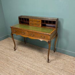 Fine Quality Edwardian Mahogany Antique Writing Desk
