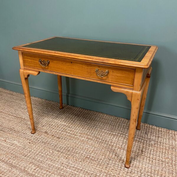 High Quality Antique Satinwood Writing Table by Gillows