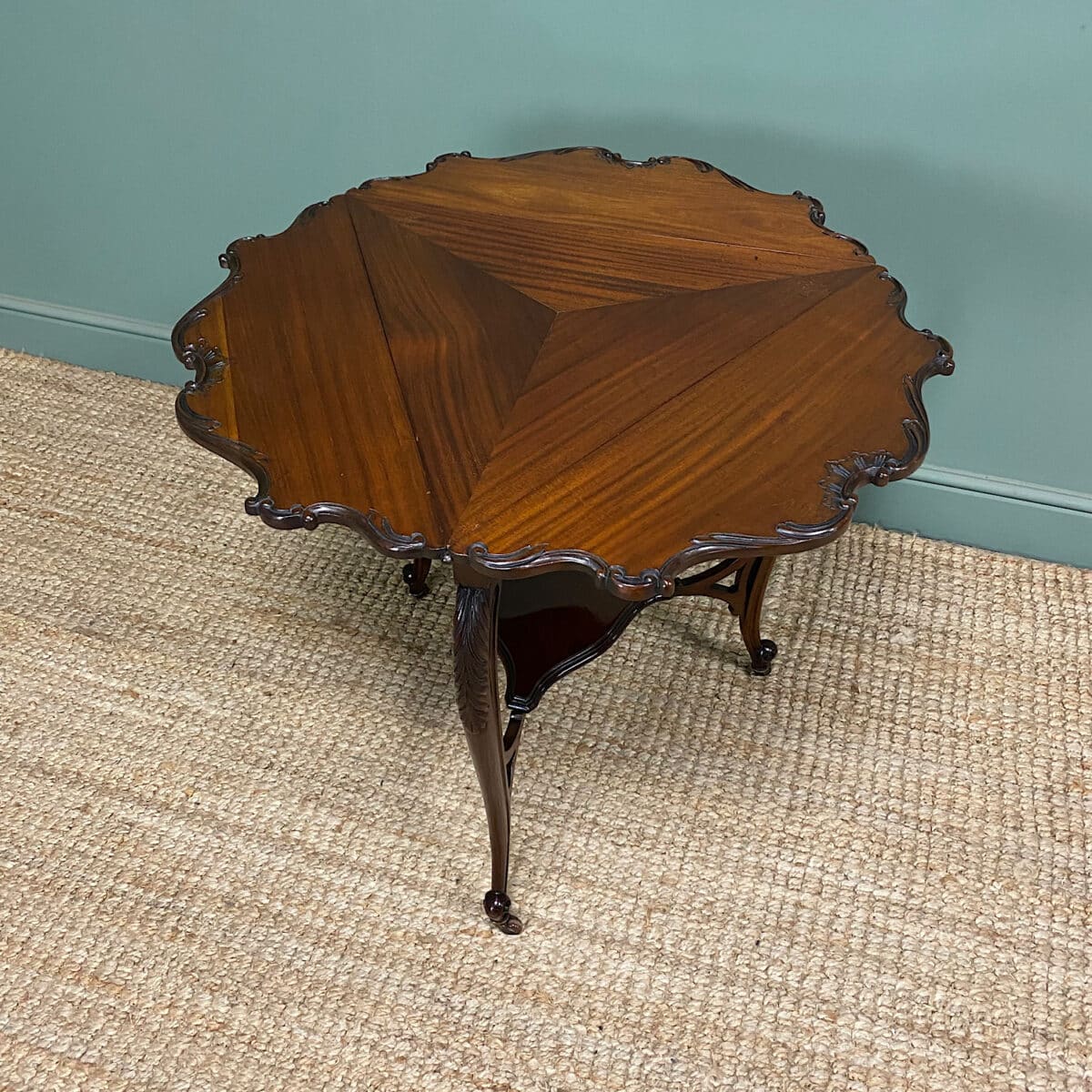 Unusual Victorian Antique Corner Table - Antiques World