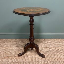 Elegant Victorian Antique Walnut Occasional Table