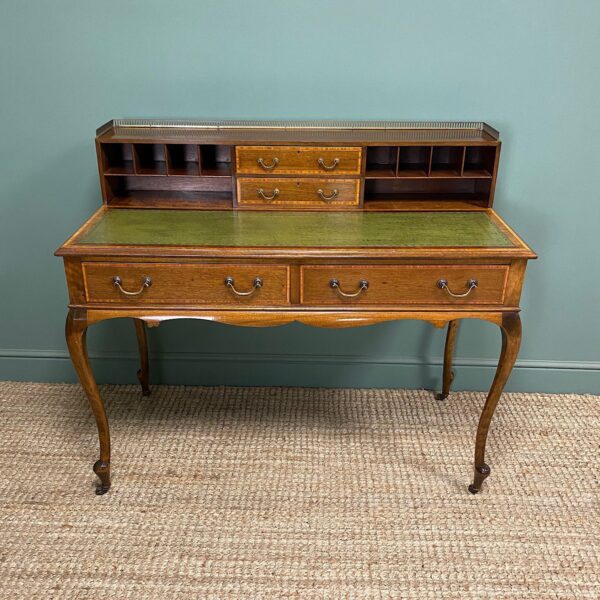 Fine Quality Edwardian Mahogany Antique Writing Desk Antiques World