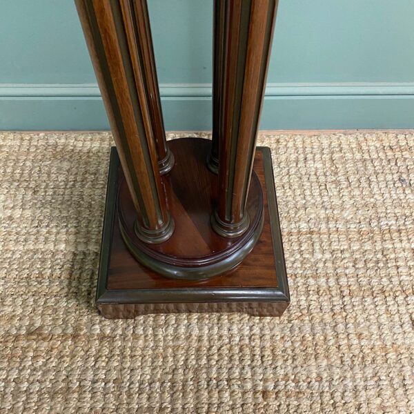 Unusual Rotating Antique Bust Stand / Plant Stand