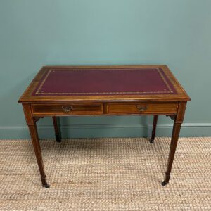 Antique Victorian Rosewood Desk by Maple & Co
