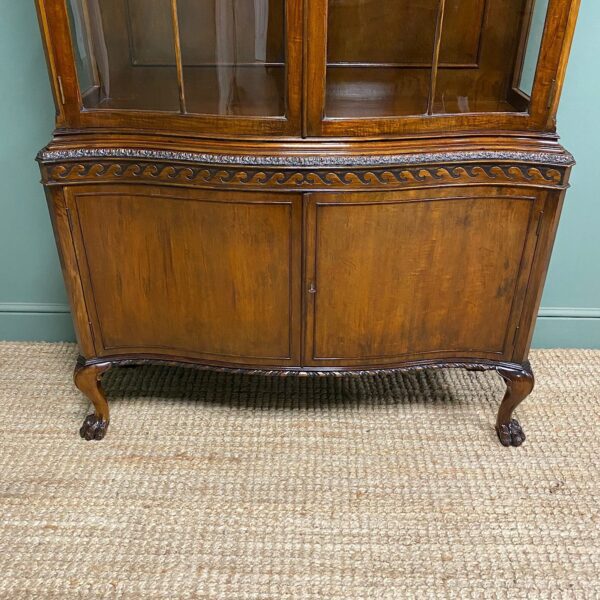 Elegant Antique Edwardian Display Cabinet