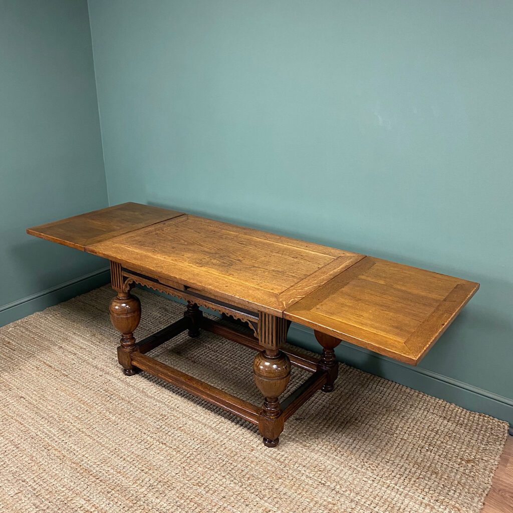 Unusual Small Extending Antique Refectory Table - Antiques World