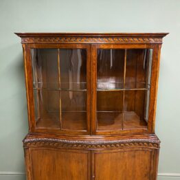 Elegant Antique Edwardian Display Cabinet