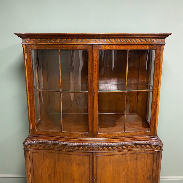 Elegant Antique Edwardian Display Cabinet