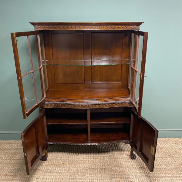 Elegant Antique Edwardian Display Cabinet