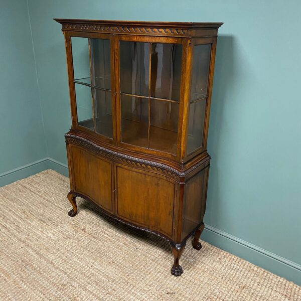 Elegant Antique Edwardian Display Cabinet