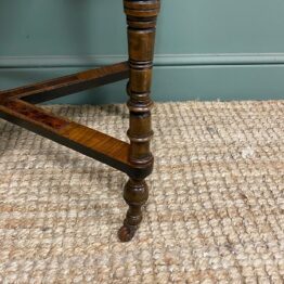 Fine Quality Antique Victorian Walnut Work Table