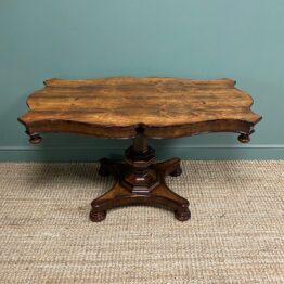 Spectacular William IV Antique Rosewood Centre Table