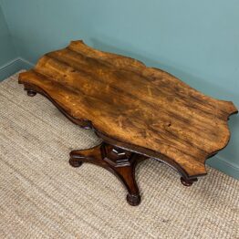 Spectacular William IV Antique Rosewood Centre Table