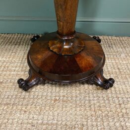 Stunning Antique Victorian Rosewood Card Table