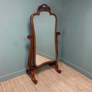 Victorian Antique Cheval Mirror