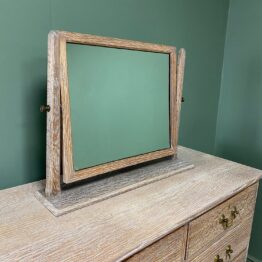 Arts & Crafts Limed Oak Mirror