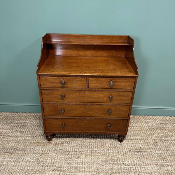 Stunning Antique Regency Chest of Drawers/ Washstand 