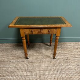 Quality Antique Victorian Walnut Writing Table