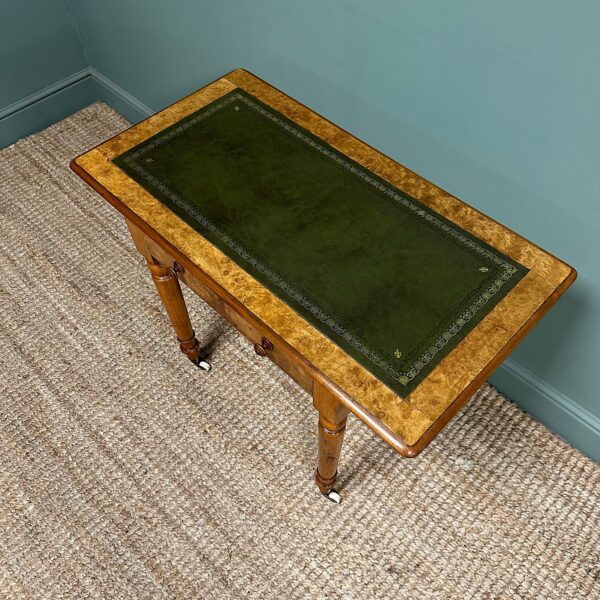 Quality Antique Victorian Walnut Writing Table