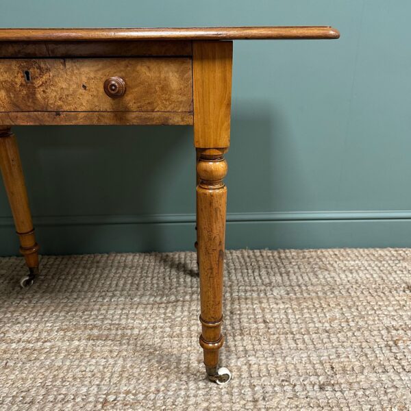 Quality Antique Victorian Walnut Writing Table