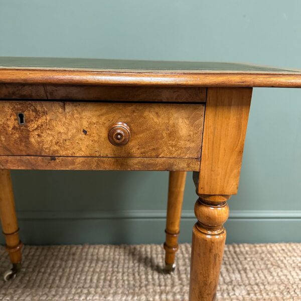 Quality Antique Victorian Walnut Writing Table