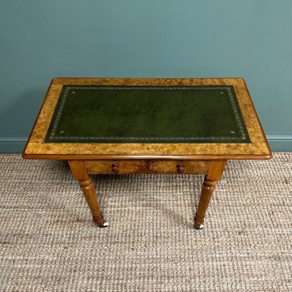 Quality Antique Victorian Walnut Writing Table