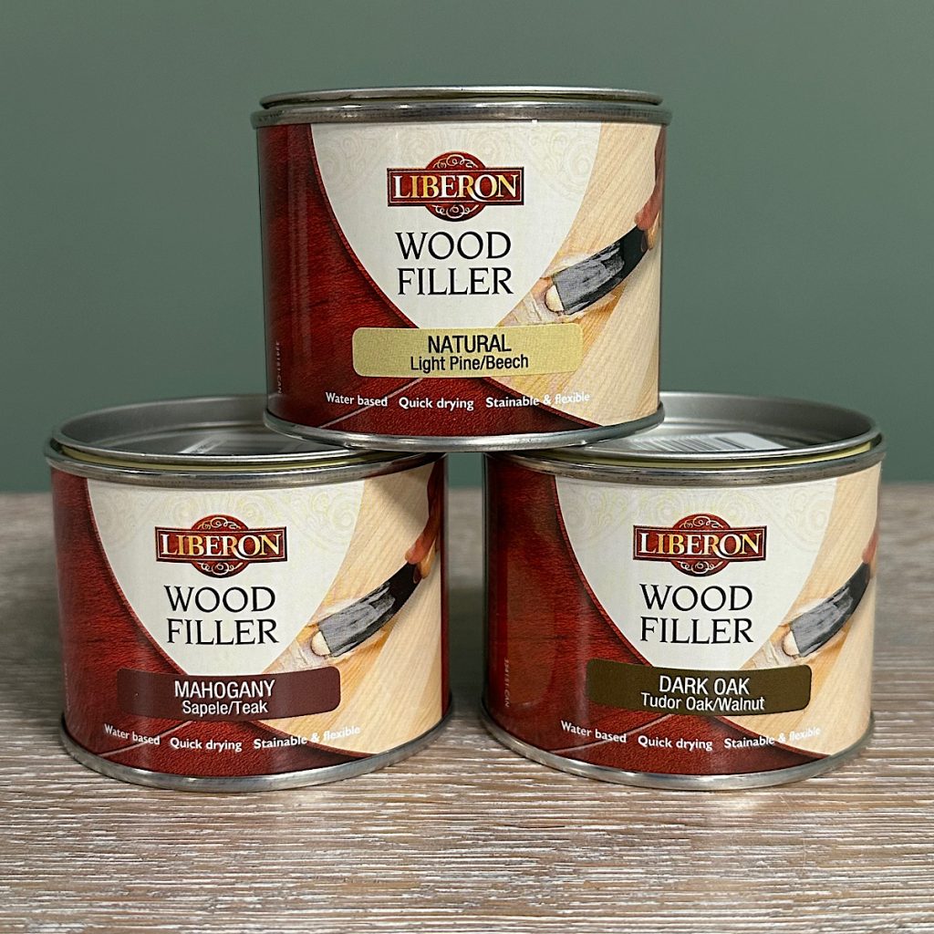 Liberon Wood Filler repair wood, disguise nail/screw holes