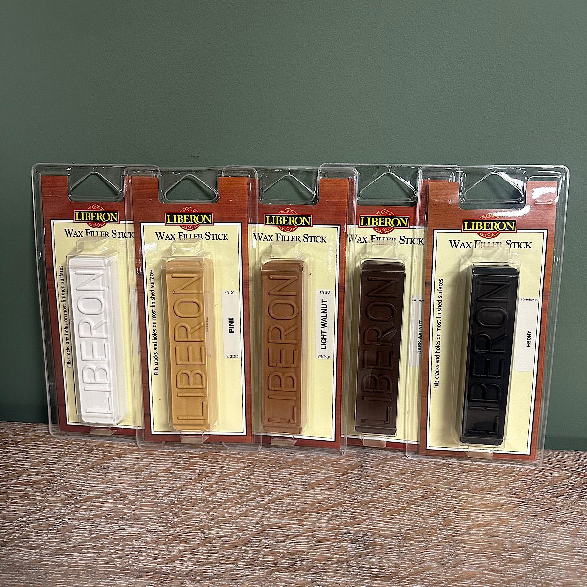 Liberon Wax Filler Sticks Repair cracks, dents & holes