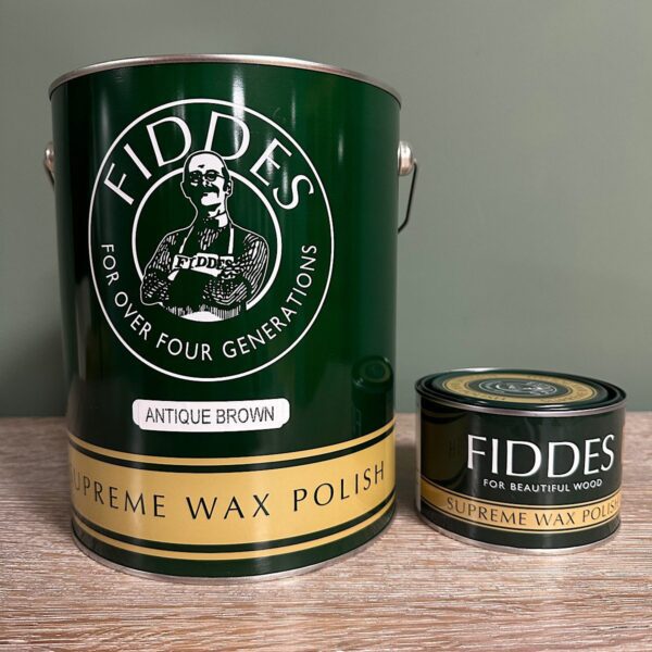 Fiddes Supreme Wax Polish Antique Brown