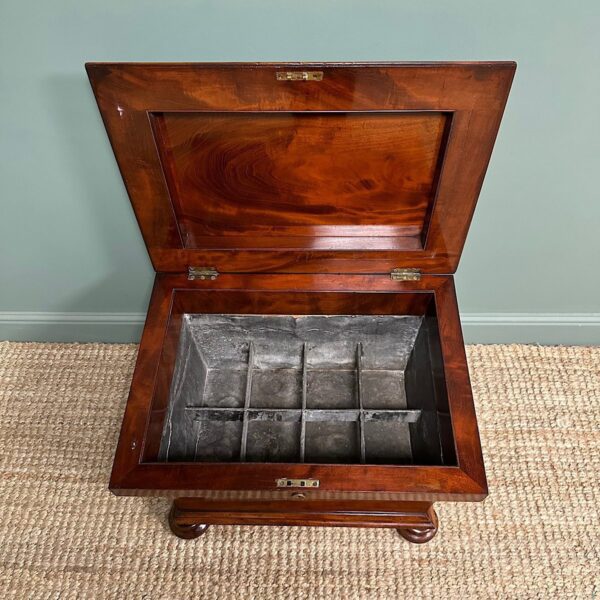 Superb Quality Regency Antique Cellarette / Wine Cooler