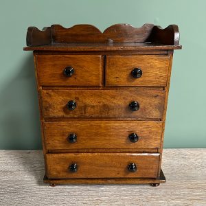 Mahogany Antique Apprentice Chest 