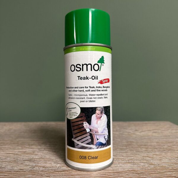 Osmo Teak Oil Spray For Teak Wooden Garden Furniture