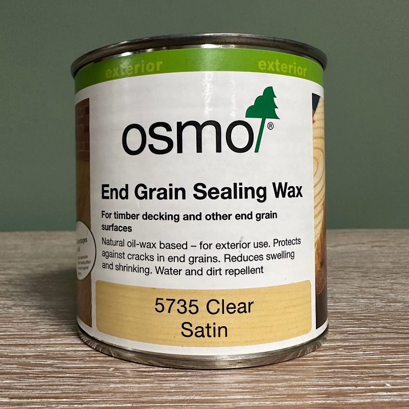 Osmo End Grain Sealing Wax protect Exterior Wood Grain