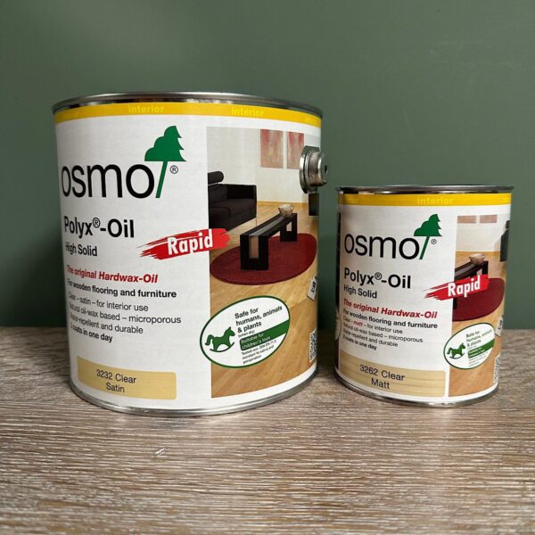Osmo Polyx Oil Rapid Clear or Tinted Shades