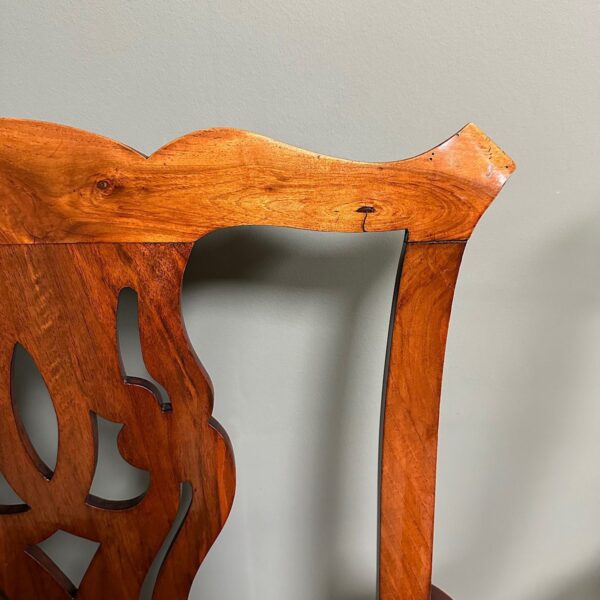 Quality Pair of Antique Georgian Carver Arm Chairs
