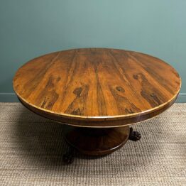 Striking Circular Antique William IV Dining Table