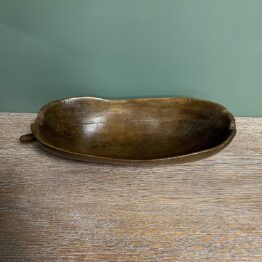 Decorative Antique Treen Bowl 