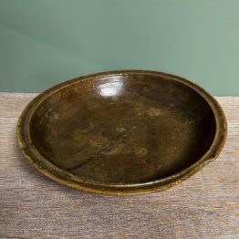 Decorative 19th Century Ring Turned Antique Sycamore Bowl
