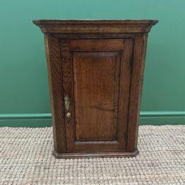 Georgian Oak Antique Corner Cupboard