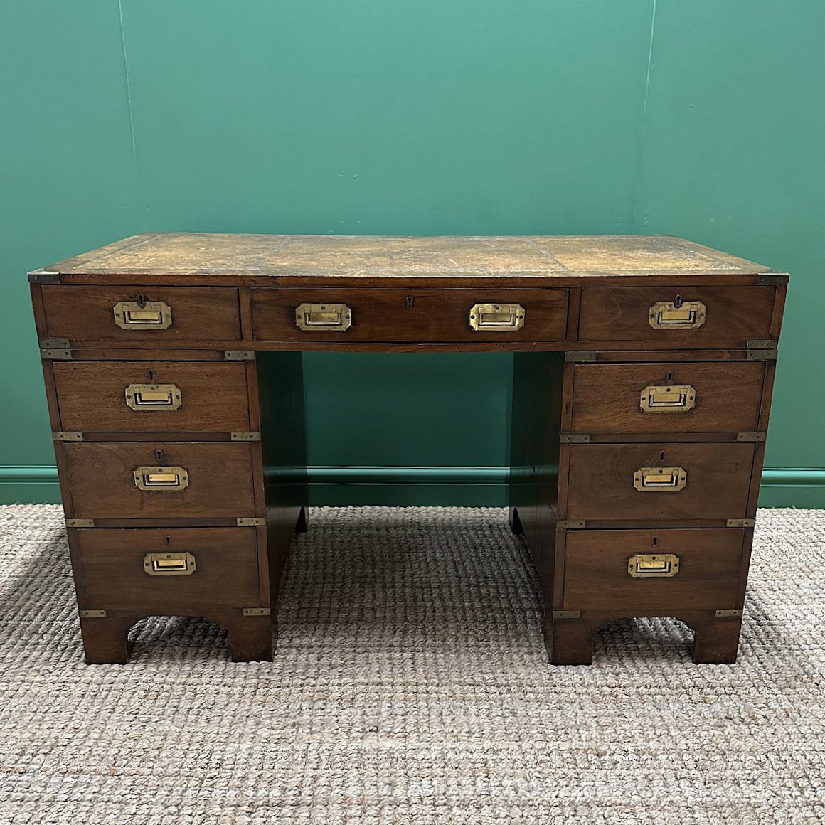 Vintage campaign clearance furniture