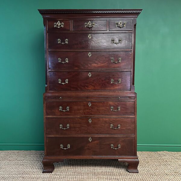 Superb Quality Large Georgian Mahogany Antique Chest