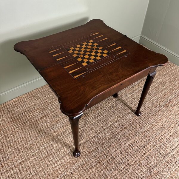 Unusual George III Antique Games Table